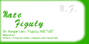 mate figuly business card